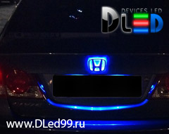 Светодиодная двухцветная эмблема для автомобиля