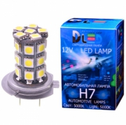   Светодиодная автомобильная лампа Н7 - SMD5050 27Led 6.48Вт 12v Black