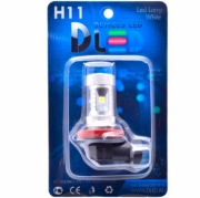   Светодиодная автомобильная лампа Н11 - Epistar 6Led + Линза 30Вт 12v