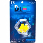   Светодиодная автомобильная лампа T5 - DIP 3Led 0.2Вт 12v Желтый