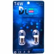   Светодиодная автомобильная лампа BA9S T4W - SMD5050 1Led 0.24Вт 12v Жёлтый