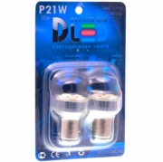   Светодиодная автомобильная лампа P21W - 1156 - SMD5050 6Led 1.44Вт 12v Красный