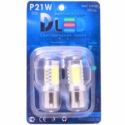   Светодиодная автомобильная лампа P21W - 1156 - HP 4Led 6Вт 12v Желтый