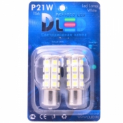   Светодиодная автомобильная лампа P21W - 1156 - SMD5050 30Led 7.2Вт 12v Красный