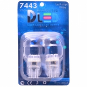   Светодиодная автомобильная лампа W21W - 7443 - DIP 9Led 0.9Вт 12v Белый