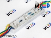   Модуль светодиодный 9 Dip Led RGB IP67