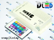 Контроллер  Контроллер RGB музыкальный с радио пультом Music-1