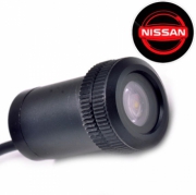   Врезной проектор в дверь авто Nissan red 069