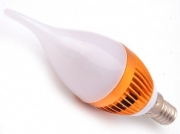   Светодиодная лампа E14 3W матовая холодный белый