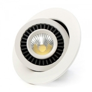   Поворотный встраиваемый светодиодный светильник DLed 1 COB 7W (круг)