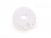   Заглушка для алюминиевого круглого профиля 21мм