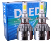   Автомобильная cветодиодная лампа H7 C6 DLED