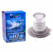   Светодиодная автомобильная лампа H7 - HP - 5W (с линзой)