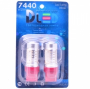   Светодиодная автомобильная лампа 7440 - W21W - 6W (Линза)