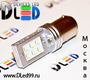   Светодиодная автомобильная лампа P21W - 1156 - 12 SMD 2323